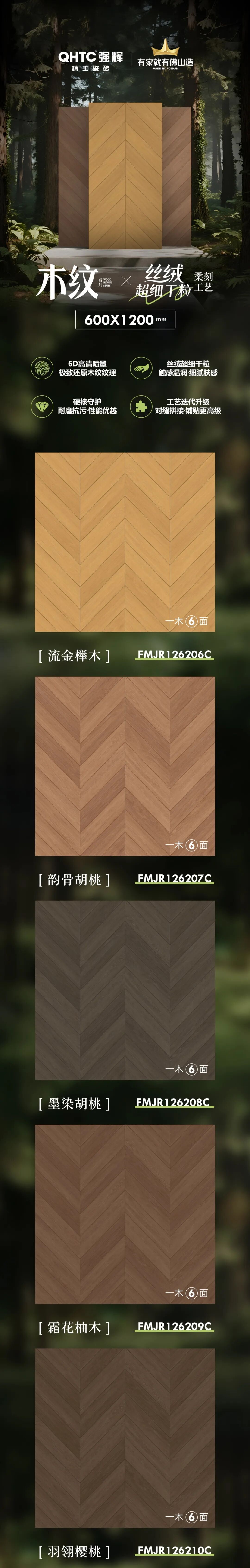 強輝新品木紋系列 | 用自然“森”呼吸,演繹生活的原生態之美(圖14) 強輝新品木紋系列 | 用自然“森”呼吸,演繹生活的原生態之美(圖14)